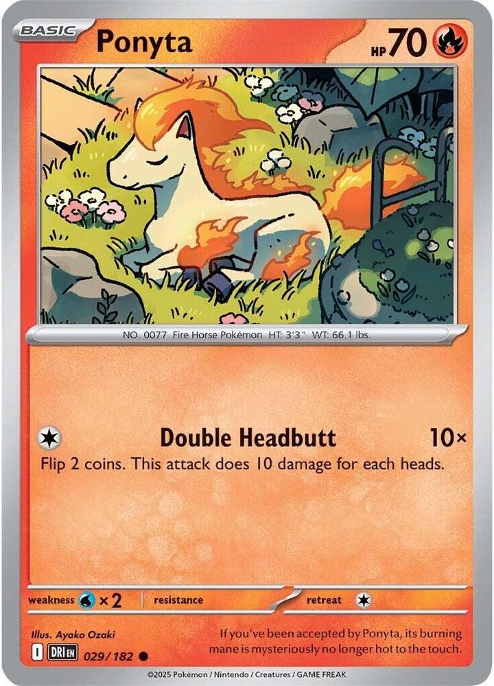 Ponyta 029/182 — Destined Rivals
