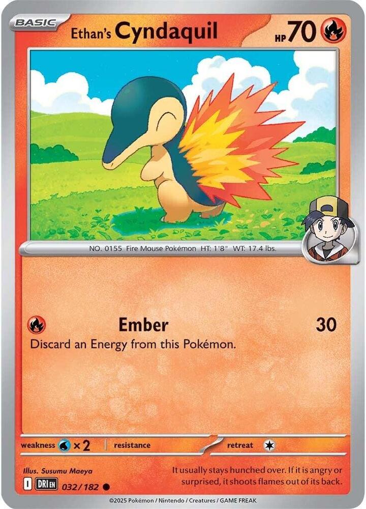 Ethan's Cyndaquil 032/182 — Destined Rivals