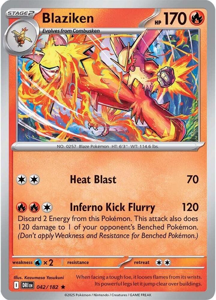 Blaziken 042/182 — Destined Rivals