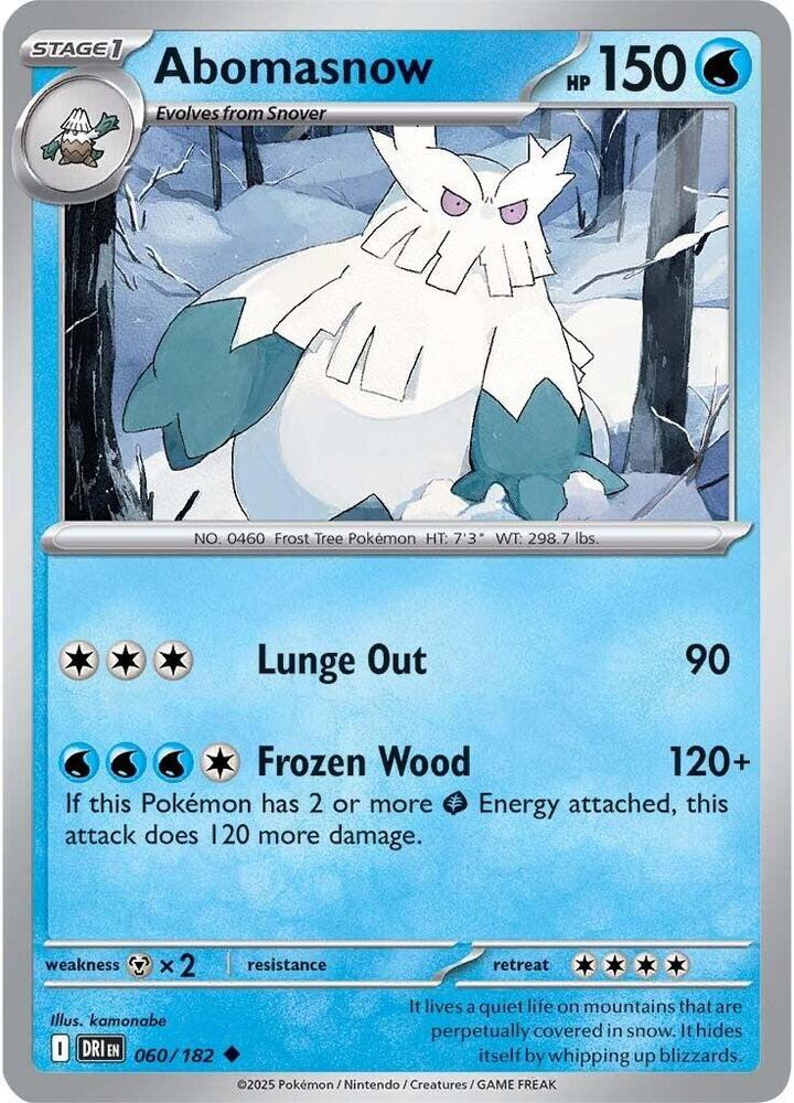 Abomasnow 060/182 — Destined Rivals