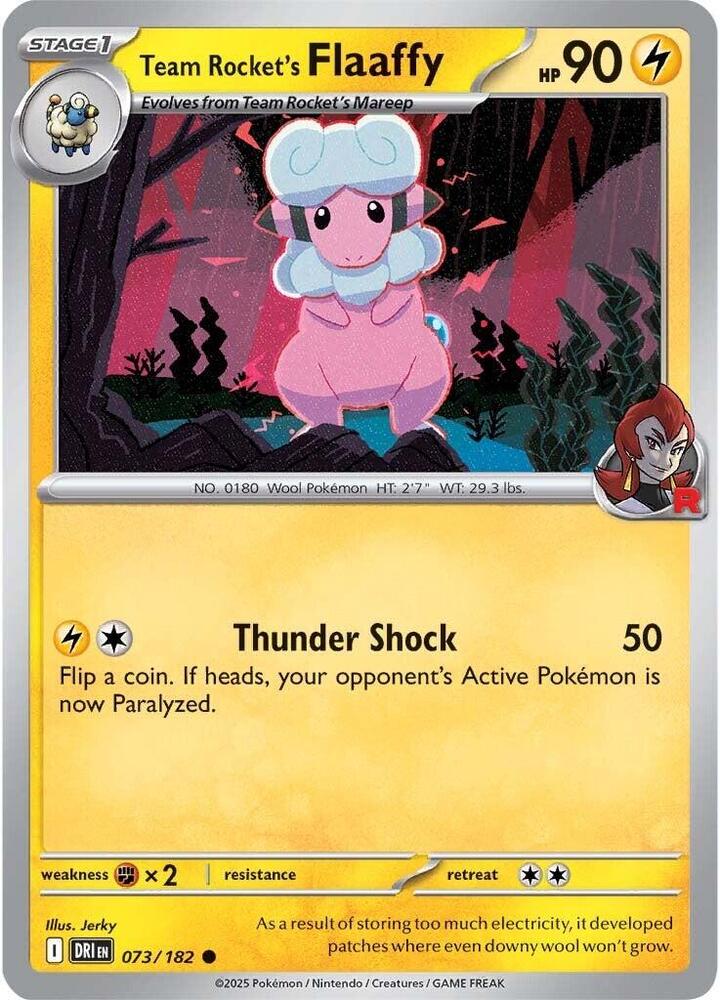 Team Rocket's Flaaffy 073/182 — Destined Rivals