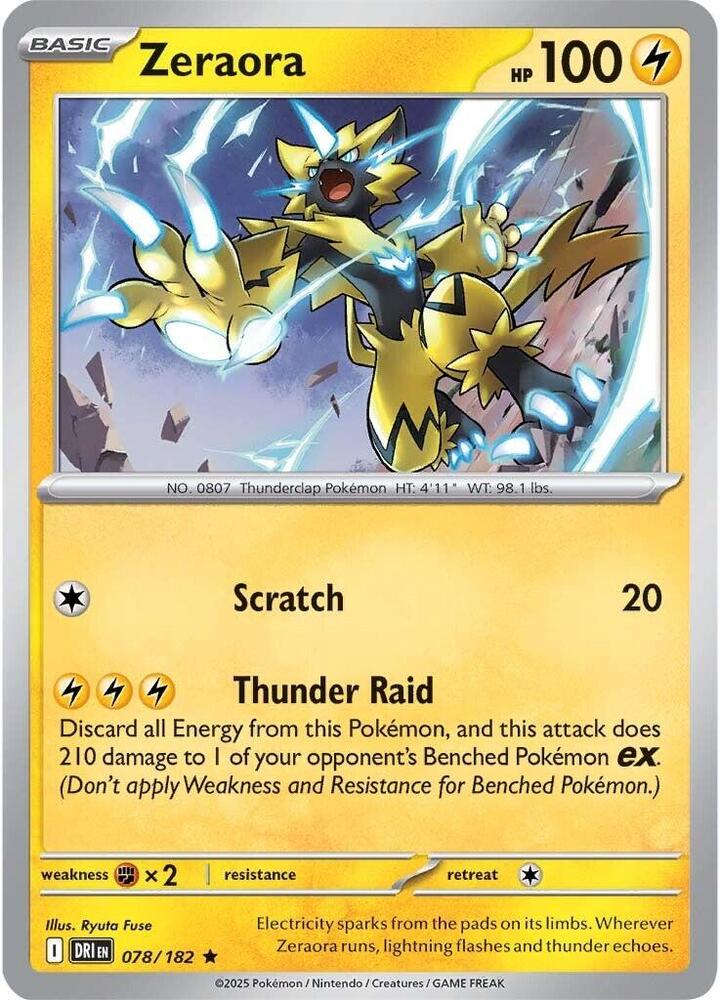 Zeraora 078/182 — Destined Rivals