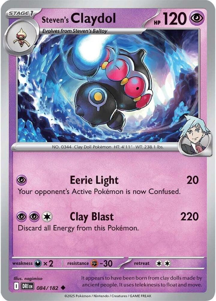 Steven's Claydol 084/182 — Destined Rivals