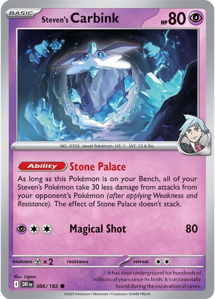 Steven's Carbink 086/182 — Destined Rivals