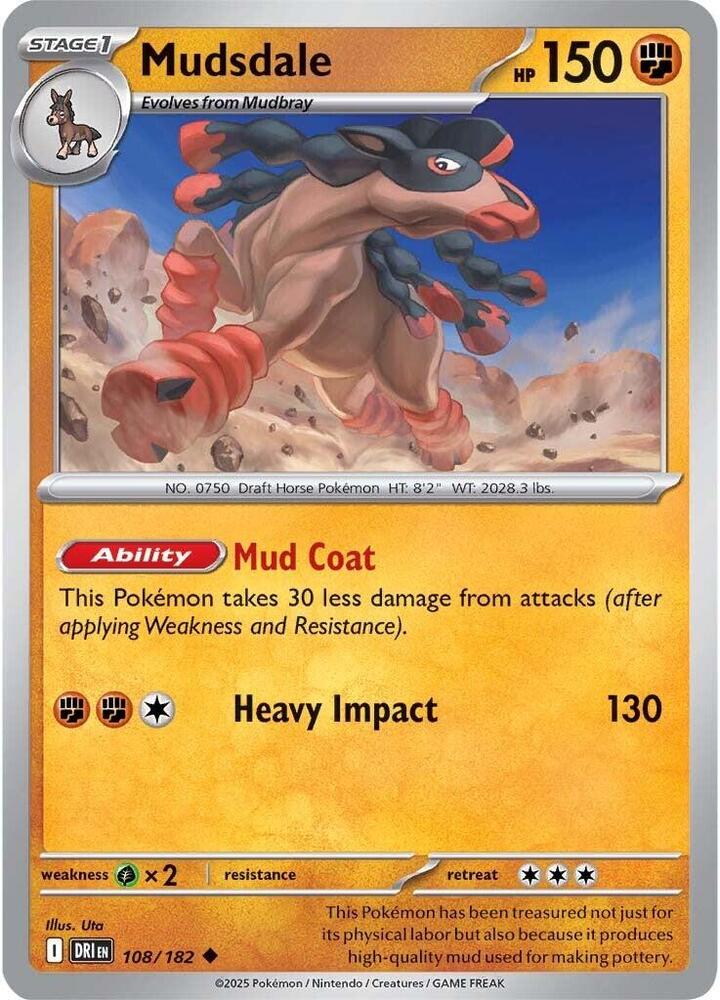 Mudsdale 108/182 — Destined Rivals