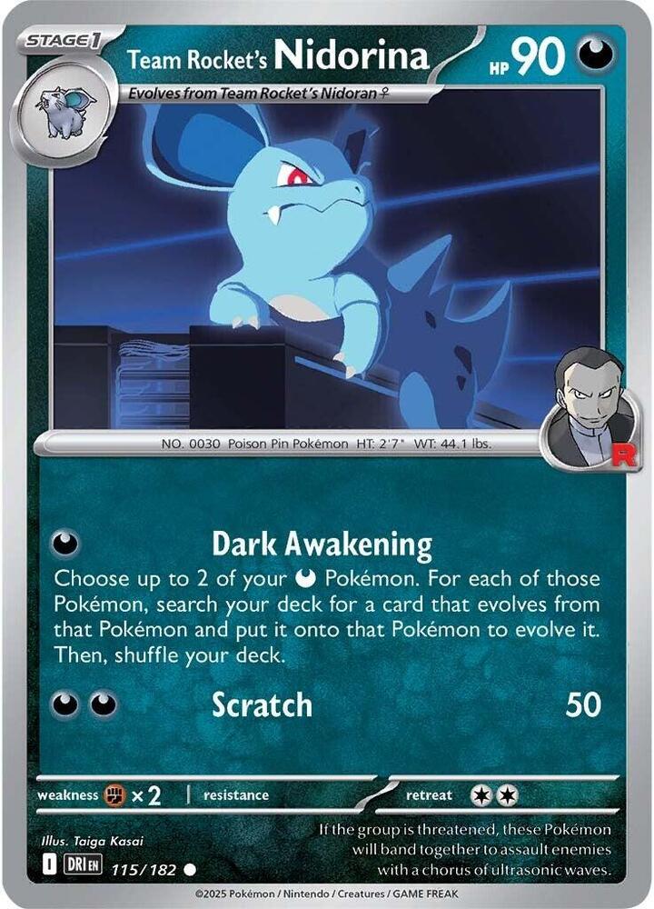 Team Rocket's Nidorina 115/182 — Destined Rivals
