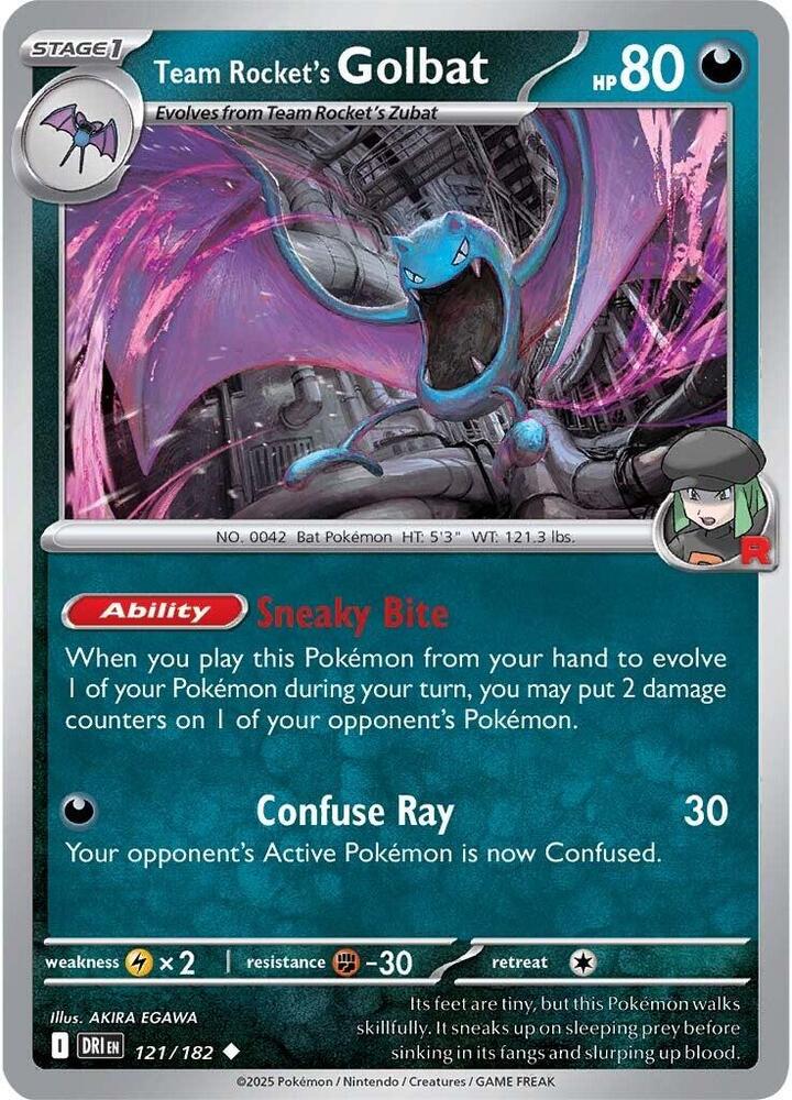 Team Rocket's Golbat 121/182 — Destined Rivals