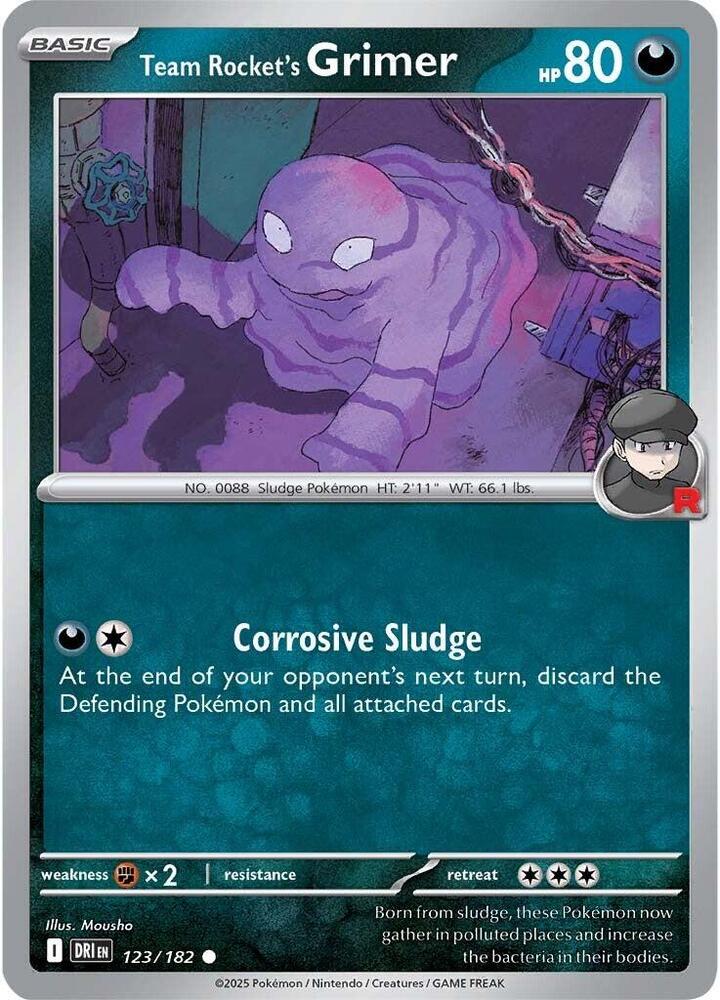 Team Rocket's Grimer 123/182 — Destined Rivals