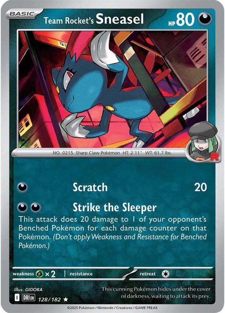 Team Rocket's Sneasel 128/182 — Destined Rivals