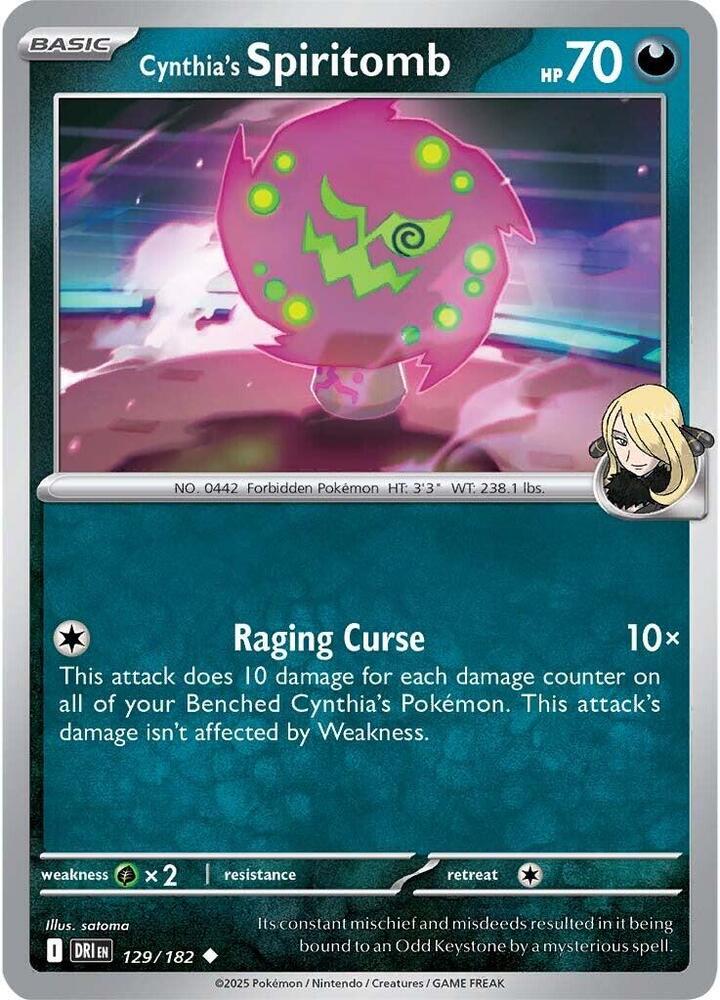 Cynthia's Spiritomb 129/182 — Destined Rivals
