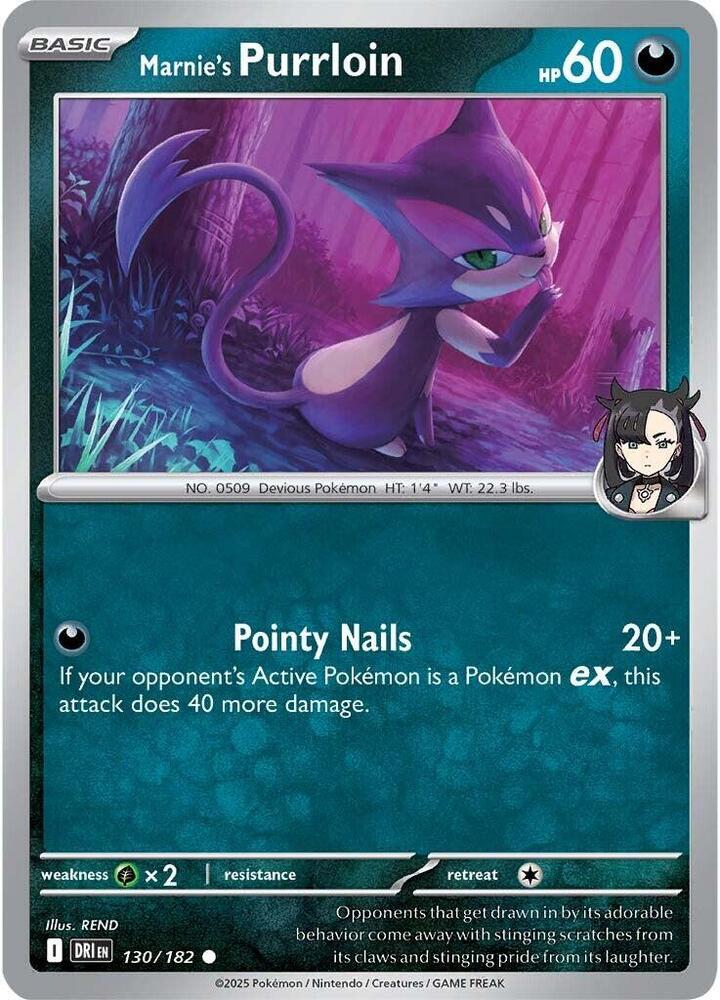 Marnie's Purrloin 130/182 — Destined Rivals