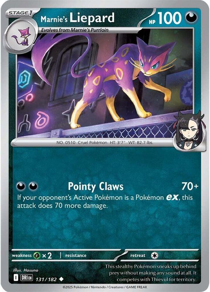 Marnie's Liepard 131/182 — Destined Rivals