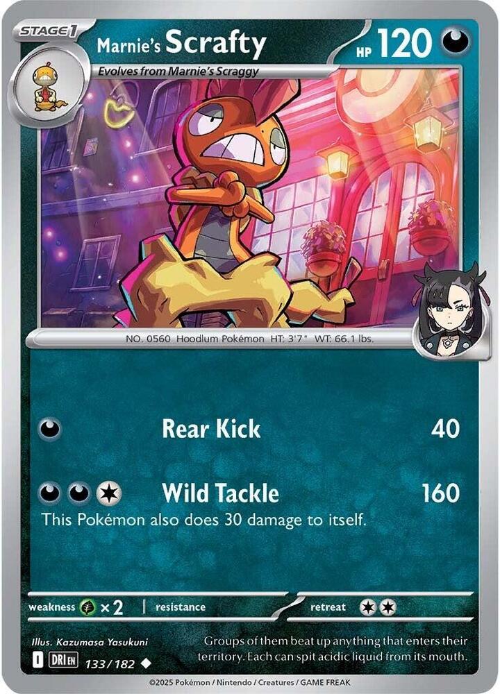 Marnie's Scrafty 133/182 — Destined Rivals