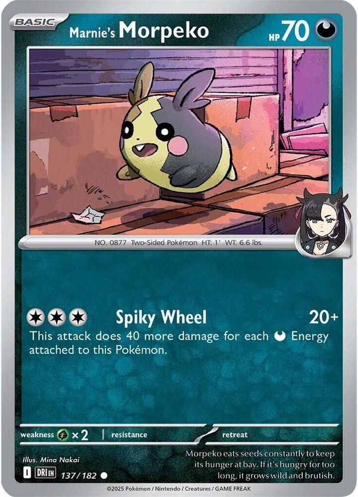 Marnie's Morpeko 137/182 — Destined Rivals
