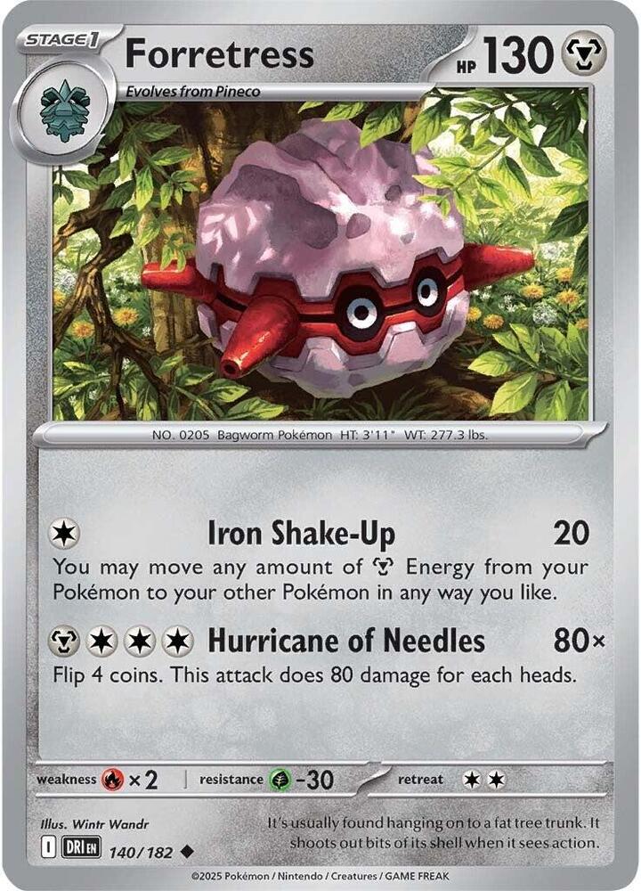 Forretress 140/182 — Destined Rivals