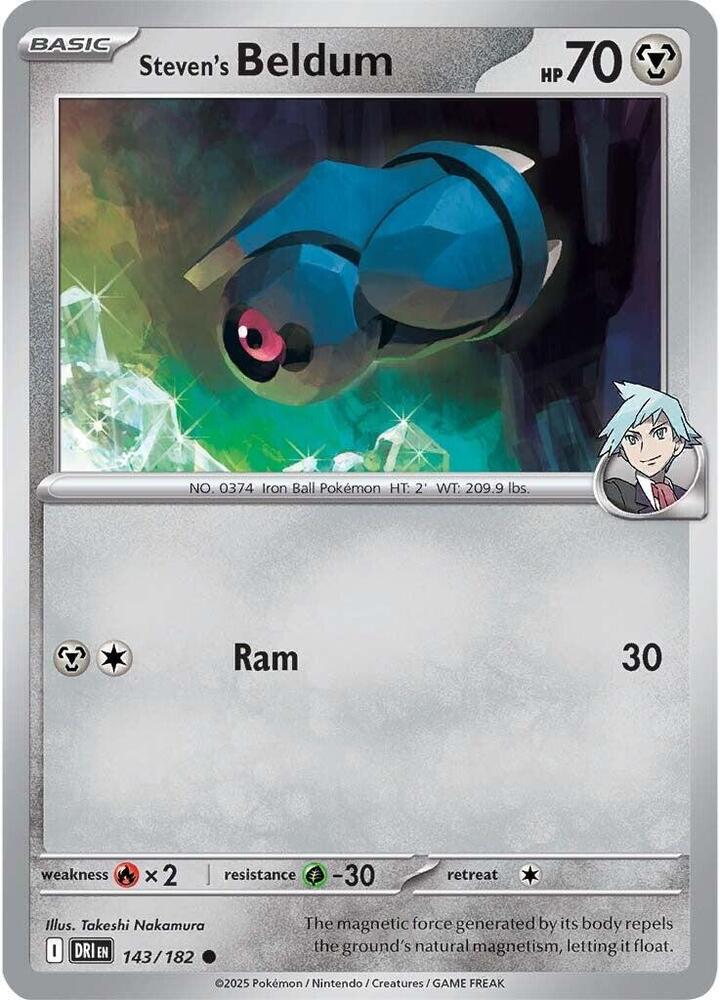 Steven's Beldum 143/182 — Destined Rivals