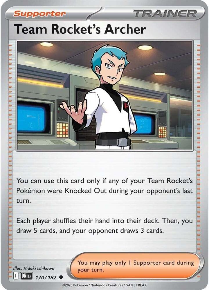 Team Rocket's Archer 170/182 — Destined Rivals