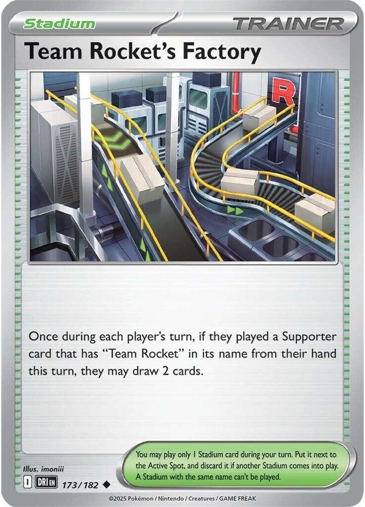 Team Rocket's Factory 173/182 — Destined Rivals