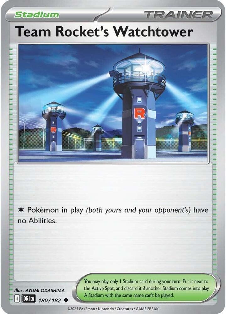 Team Rocket's Watchtower 180/182 — Destined Rivals