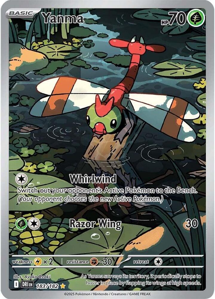 Yanma - 183/182 - Destined Rivals Pokemon - Collectr