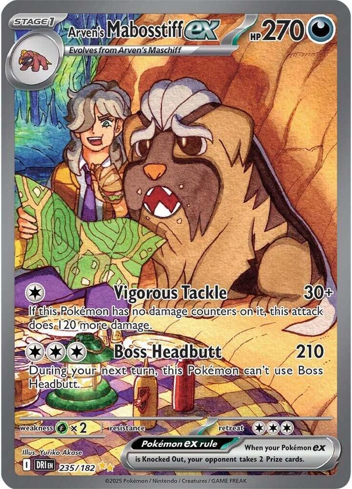 Arven's Mabosstiff ex 235/182 — Destined Rivals
