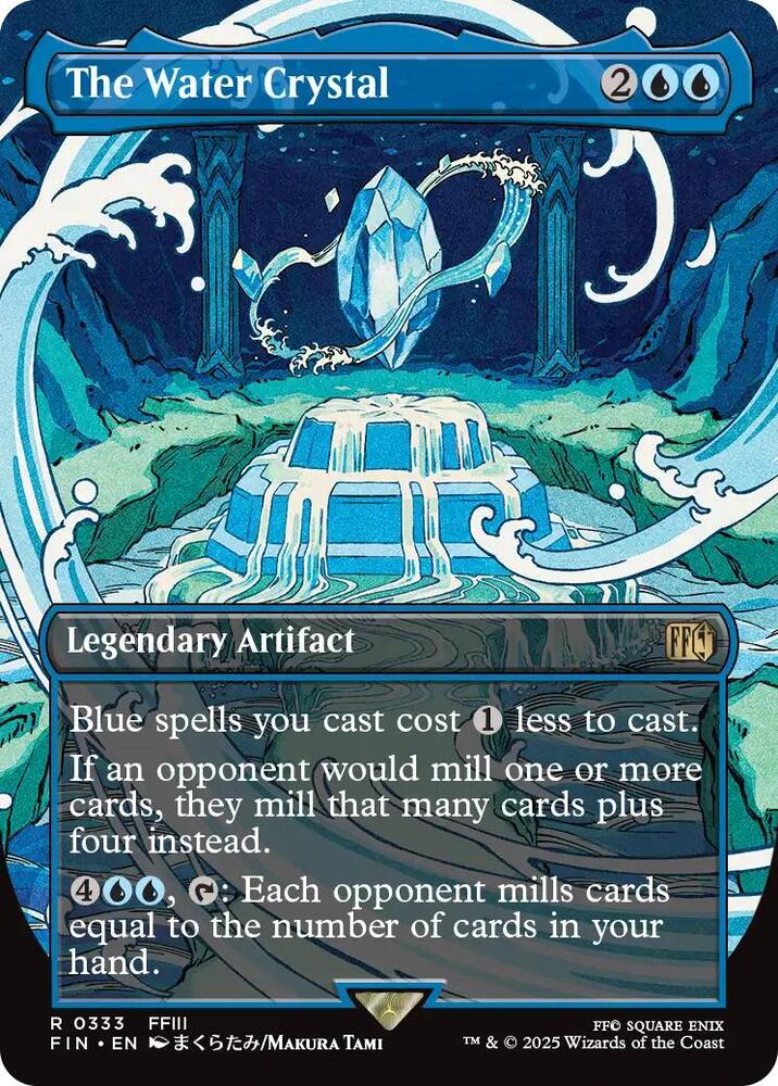 The Water Crystal (Borderless) 