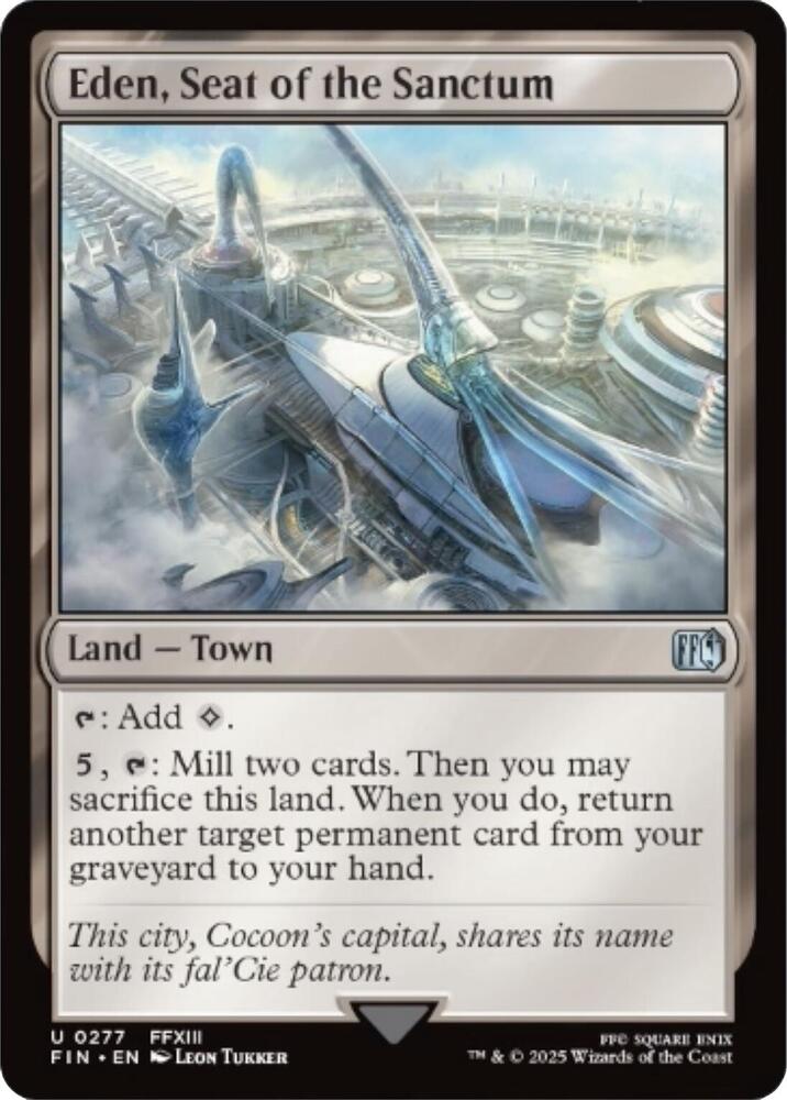 Eden, Seat of the Sanctum 