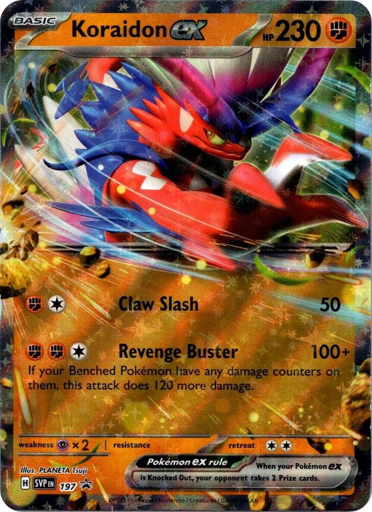 Koraidon ex 197 — Scarlet & Violet Promo