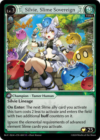 Silvie, Slime Sovreign Re: Collection Lite - Grand Archive Card