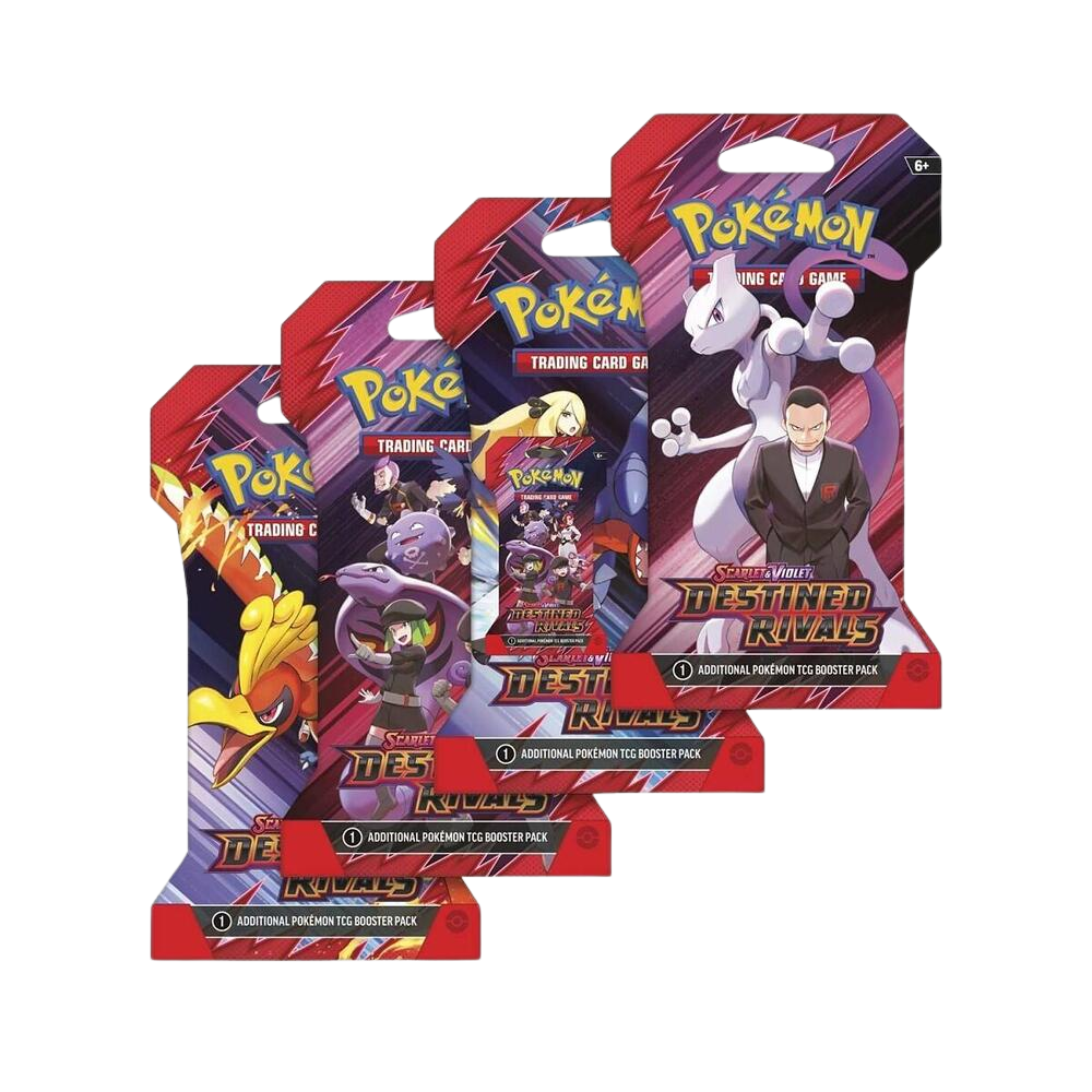 Destined Rivals Sleeved Booster Pack Art Bundle [Set of 4] 
