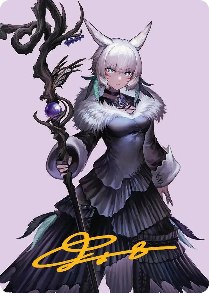 Y'shtola, Night's Blessed Art Card (53) (Gold-Stamped Signature) 