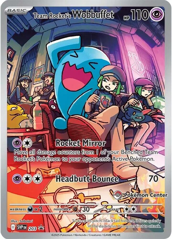 Team Rocket's Wobbuffet (Pokemon Center Exclusive) 