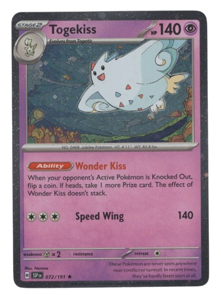 Togekiss - 072/191 (Cosmos Holo) - 072/191 - Miscellaneous Cards & Products  Pokemon - Collectr
