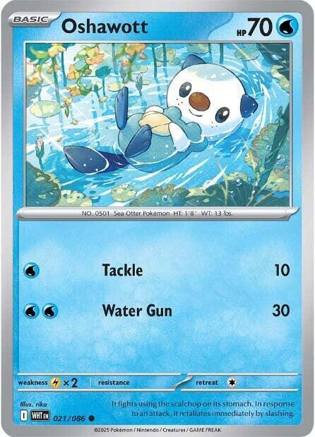 Oshawott 021/086 — White Flare