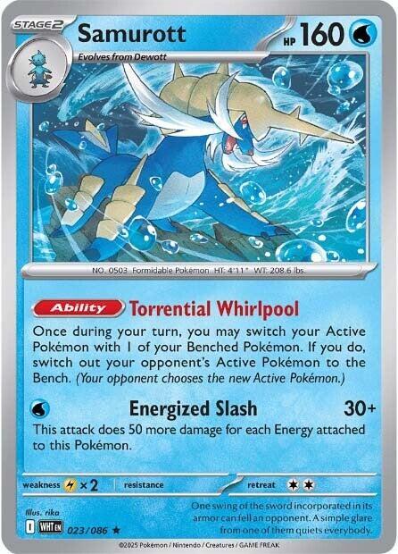 Samurott 023/086 — White Flare