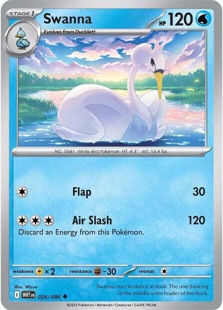 Swanna 026/086 — White Flare