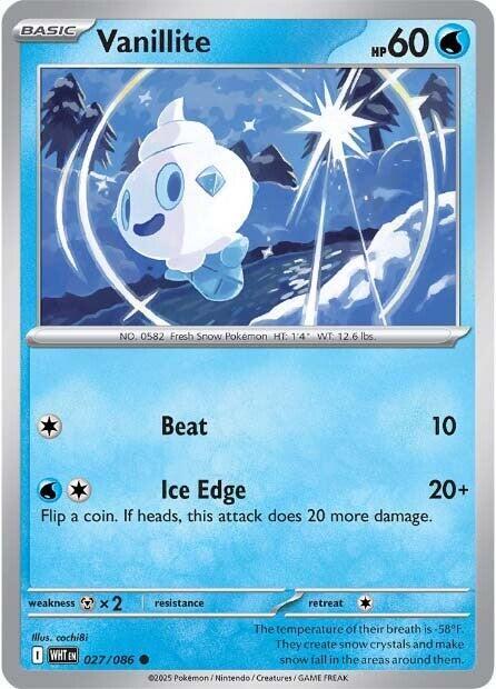 Vanillite 027/086 — White Flare