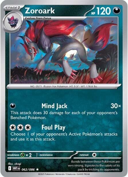 Zoroark 062/086 — White Flare