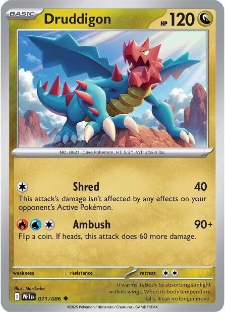 Druddigon 071/086 — White Flare