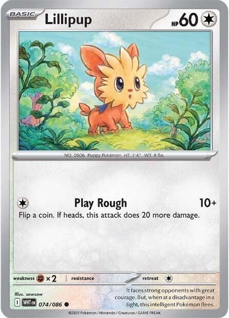 Lillipup 074/086 — White Flare
