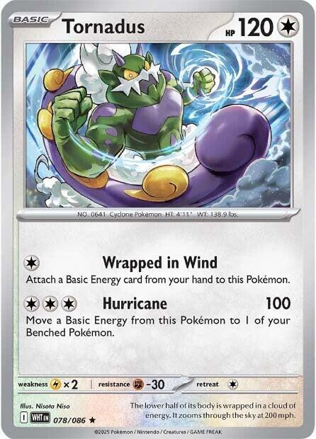 Tornadus 078/086 — White Flare