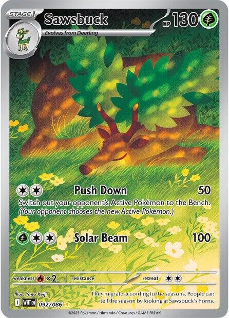 Sawsbuck 092/086 — White Flare