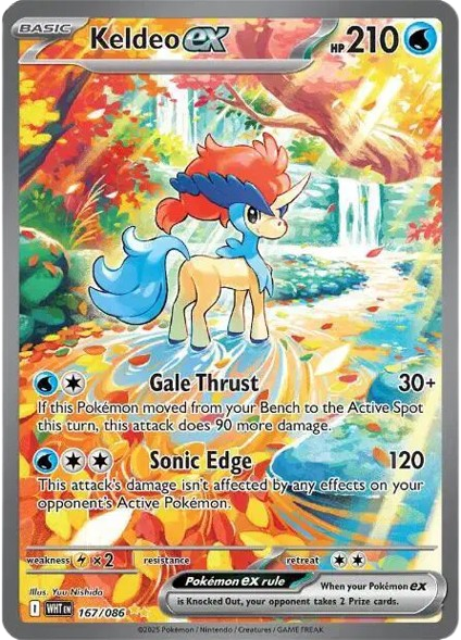 Keldeo ex - 167/086 - White Flare Pokemon - Collectr