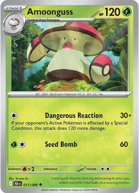 Amoonguss 011/086 — Black Bolt
