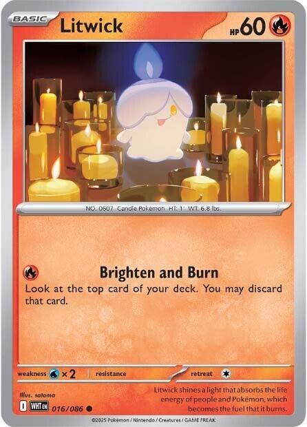 Litwick 016/086 — White Flare