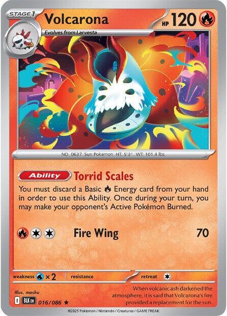 Volcarona 016/086 — Black Bolt