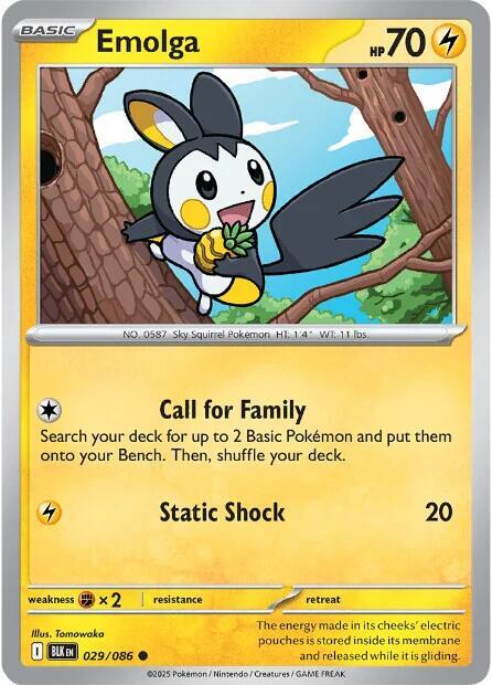 Emolga 029/086 — Black Bolt