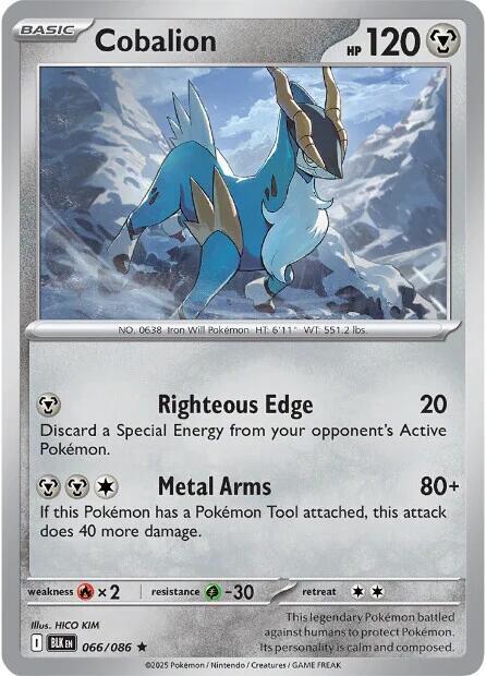 Cobalion 066/086 — Black Bolt