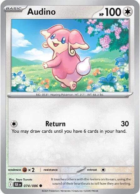 Audino 074/086 — Black Bolt