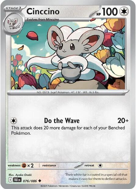 Cinccino 076/086 — Black Bolt